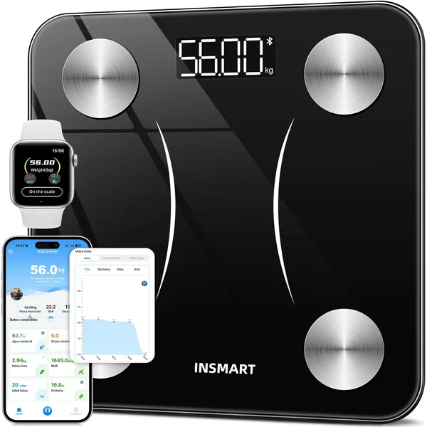 INSMART báscula de baño con app